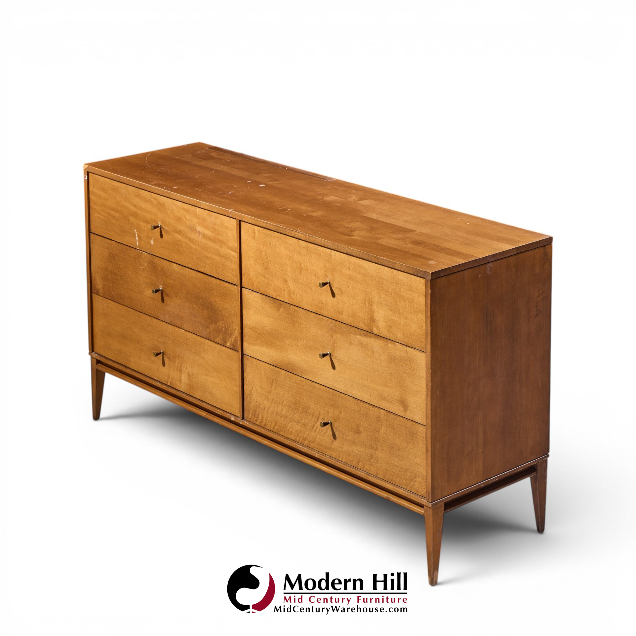 paul mccobb for planner group mid century lowboy dresser