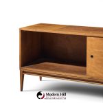 paul mccobb for planner group mid century maple sliding door credenza