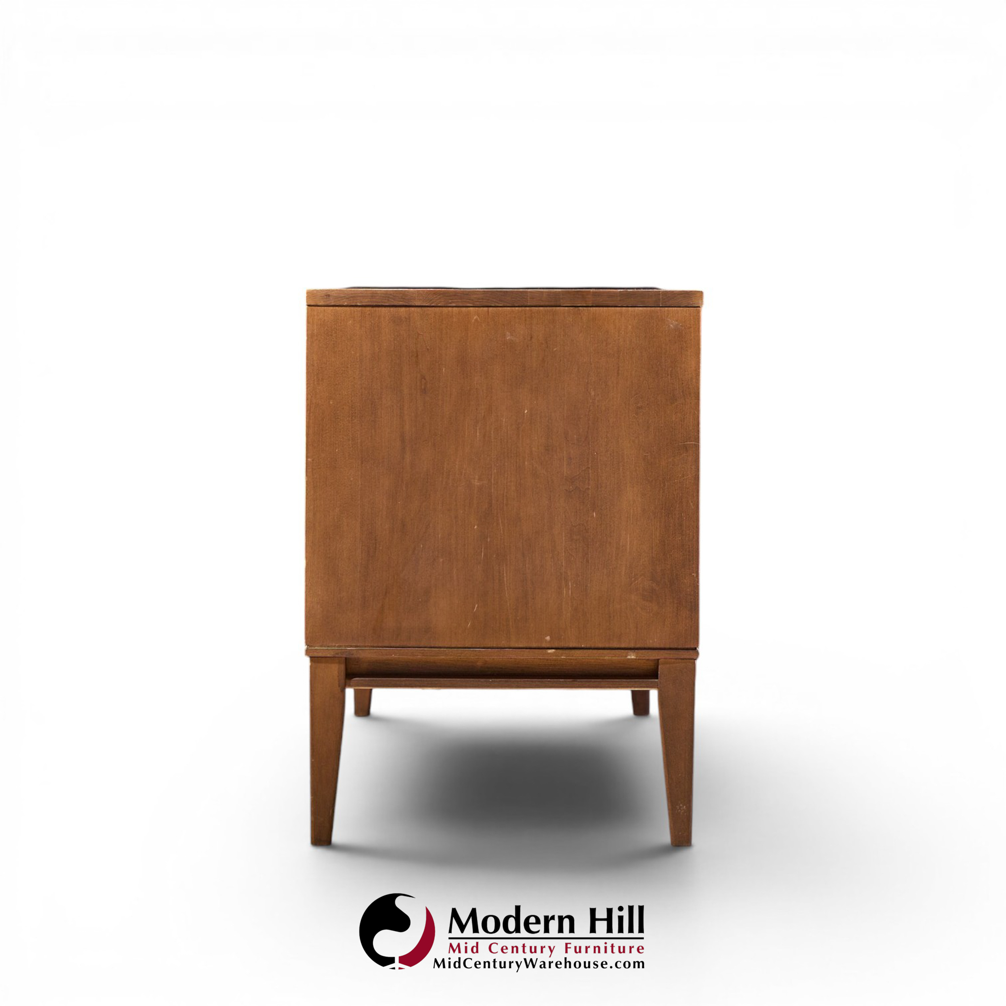 paul mccobb for planner group mid century maple sliding door credenza