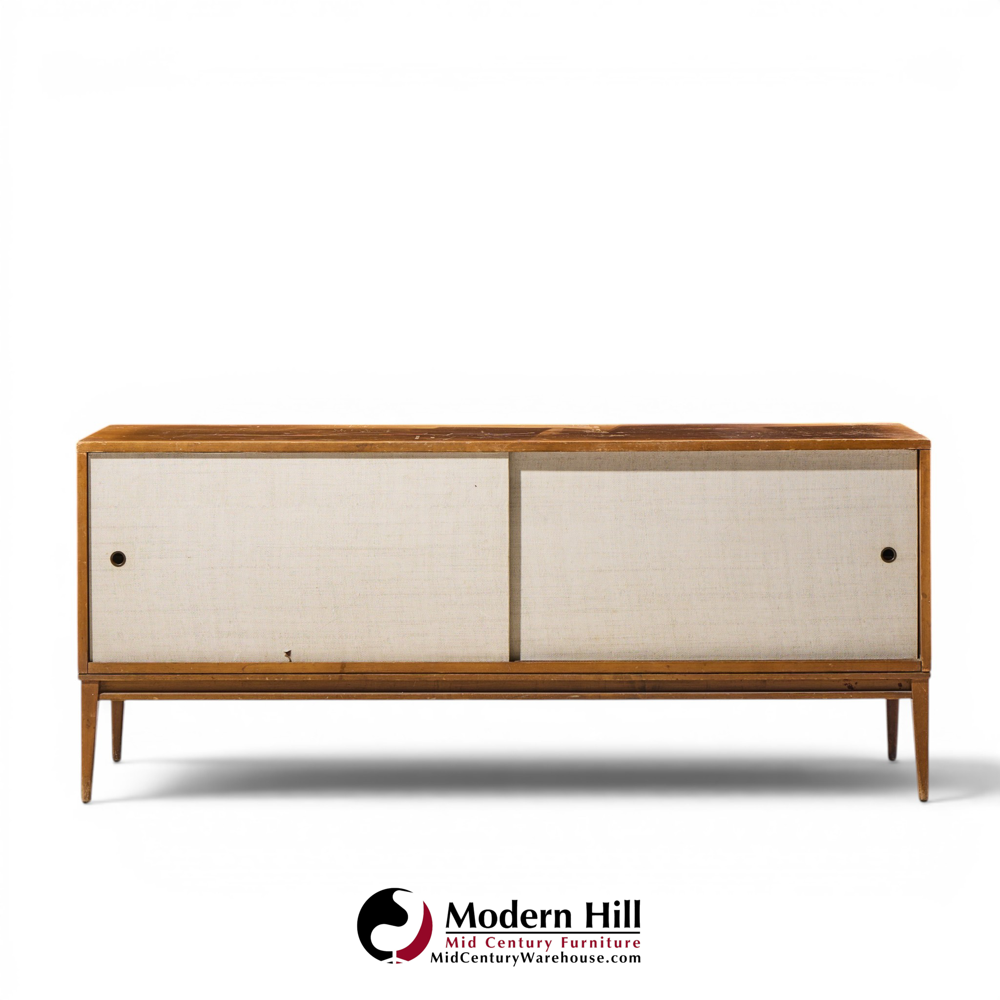 paul mccobb for planner group mid century sliding door credenza