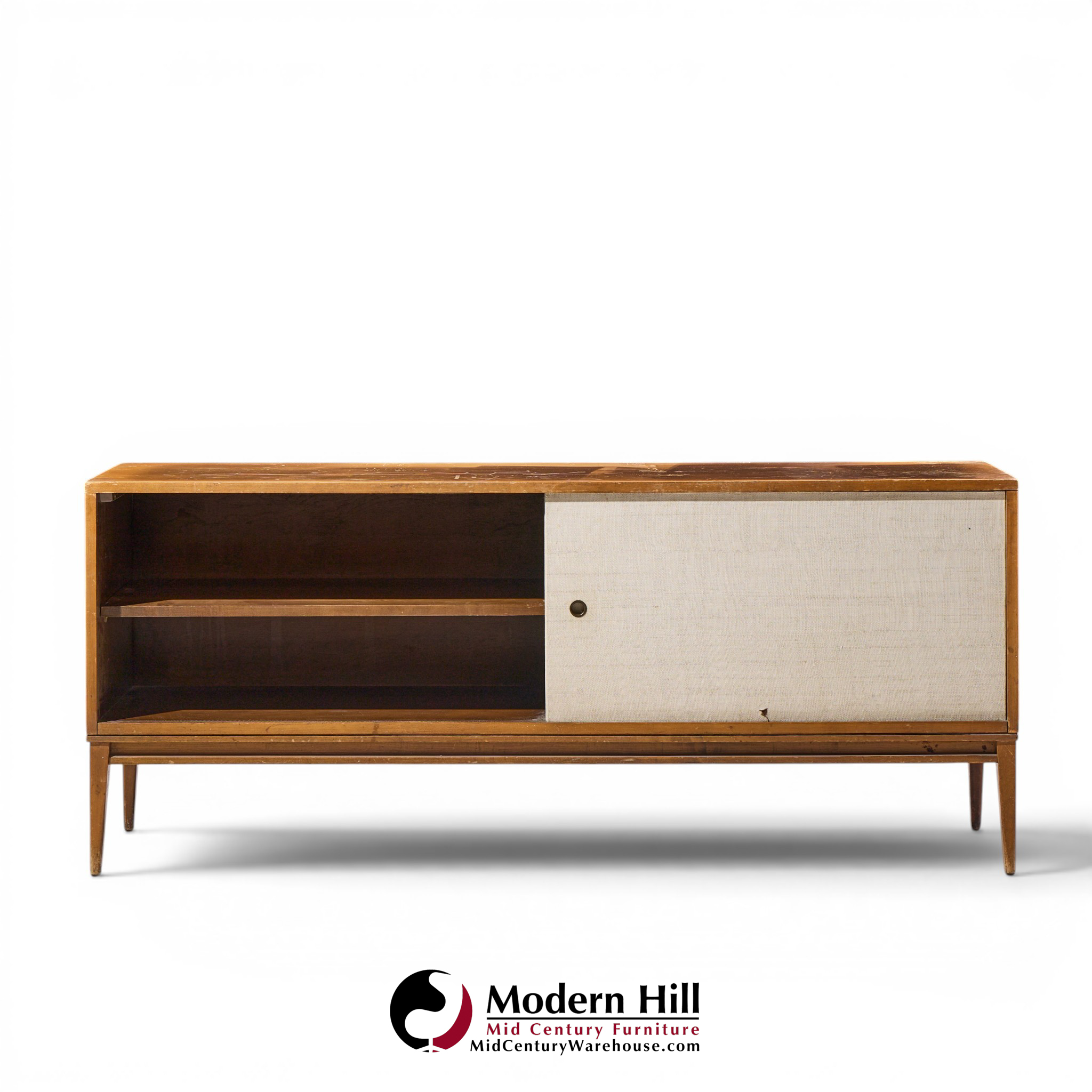 paul mccobb for planner group mid century sliding door credenza