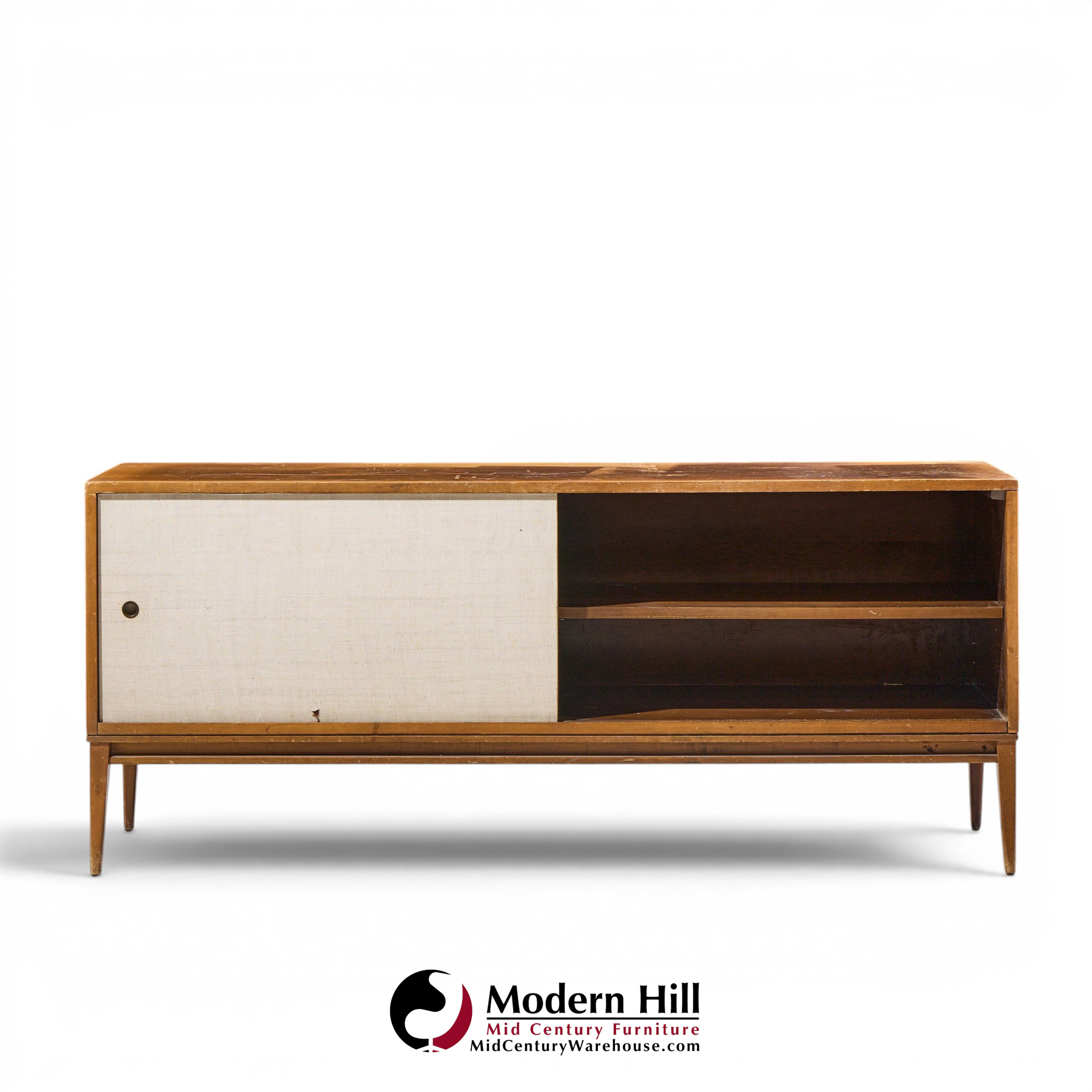paul mccobb for planner group mid century sliding door credenza