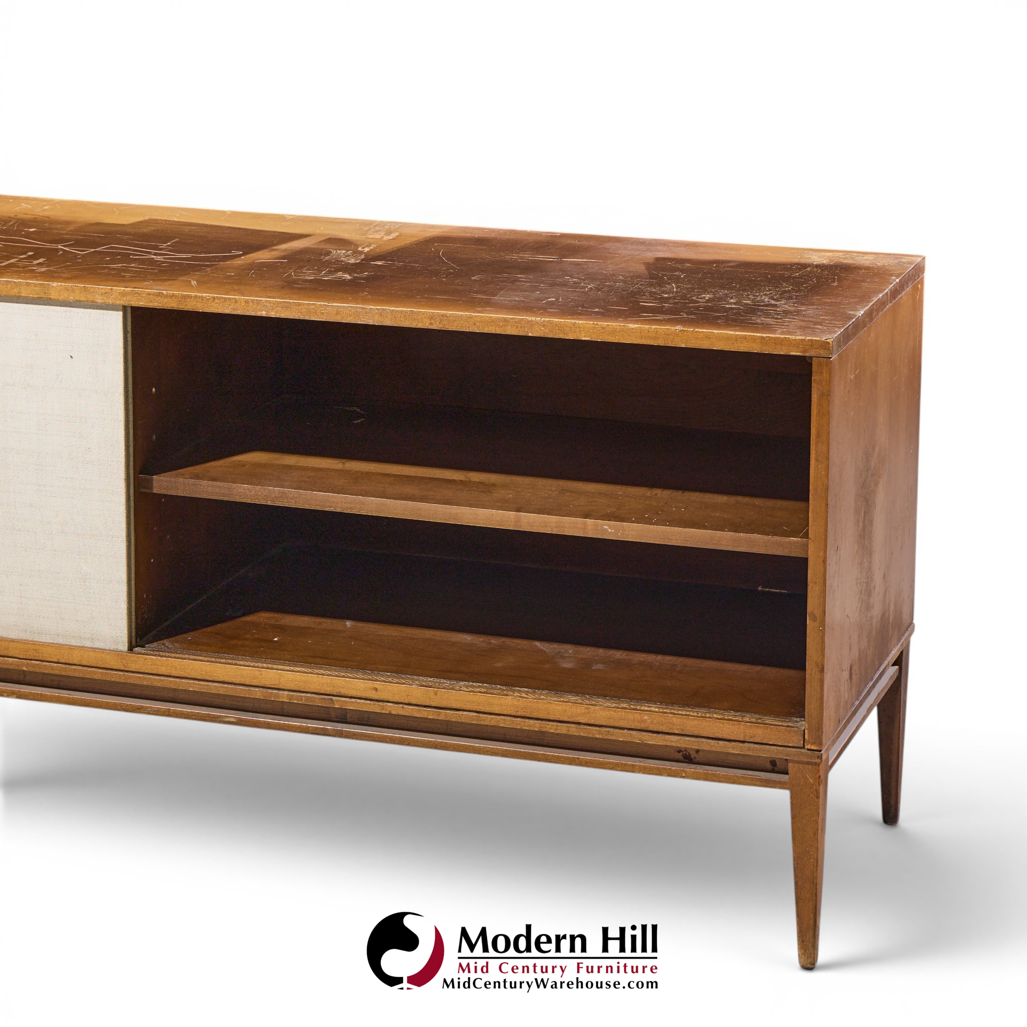 paul mccobb for planner group mid century sliding door credenza