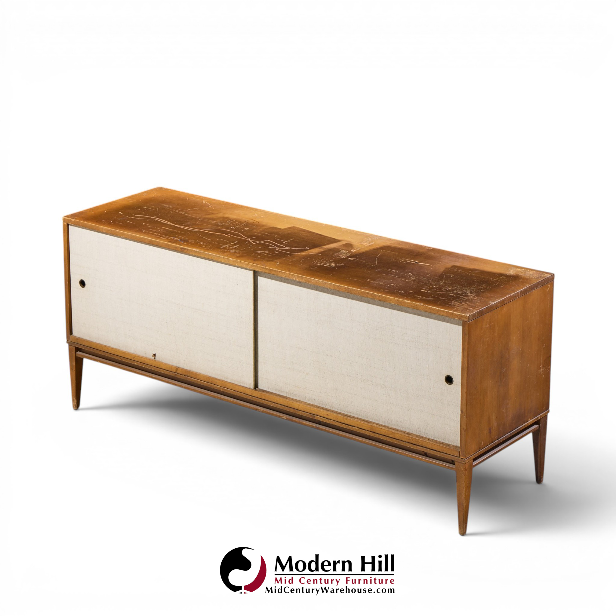 paul mccobb for planner group mid century sliding door credenza