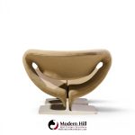 pierre paulin for artifort mid century ribbon chairs with ottoman