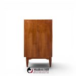 ramseur harlequin mid century walnut credenza and hutch