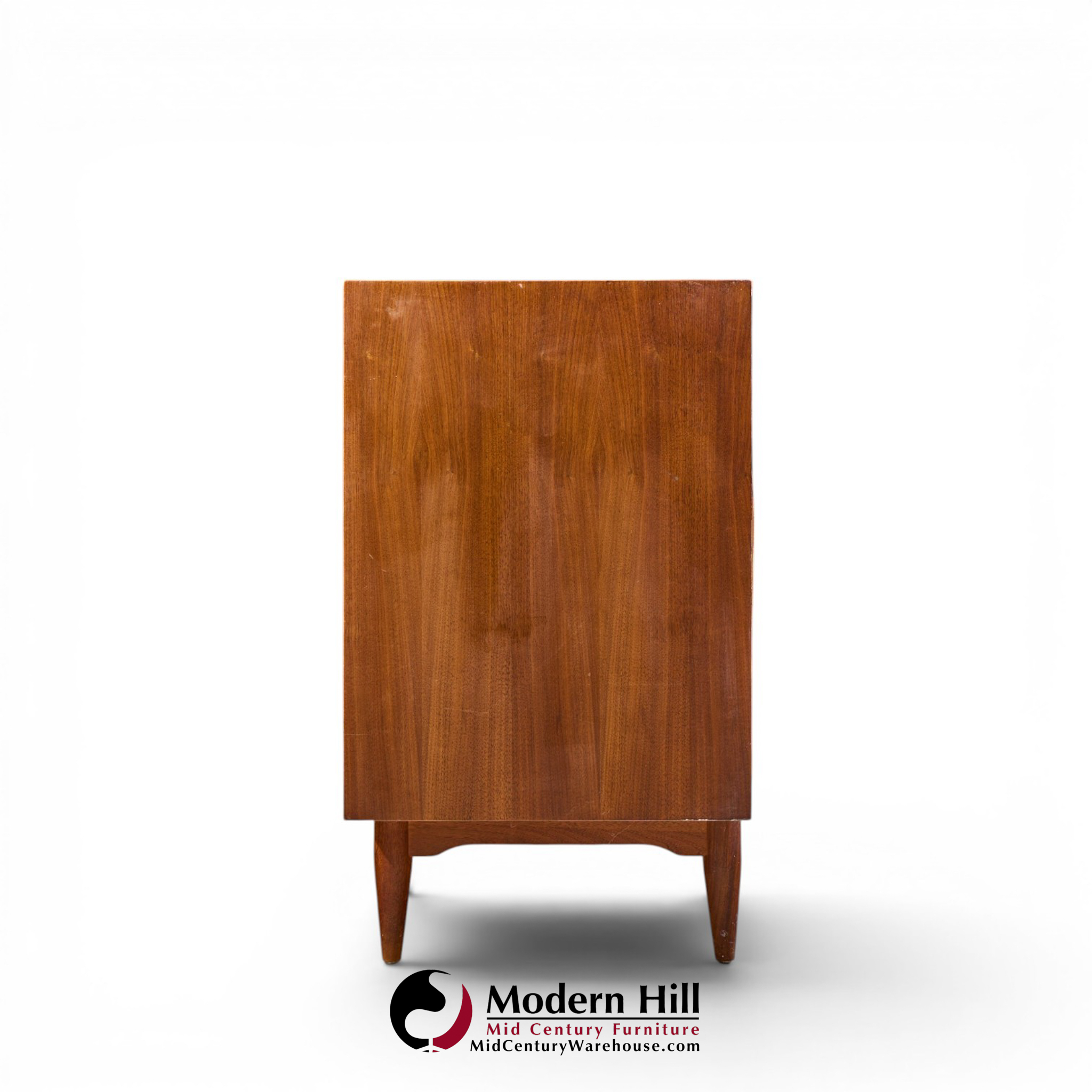 ramseur harlequin mid century walnut credenza and hutch