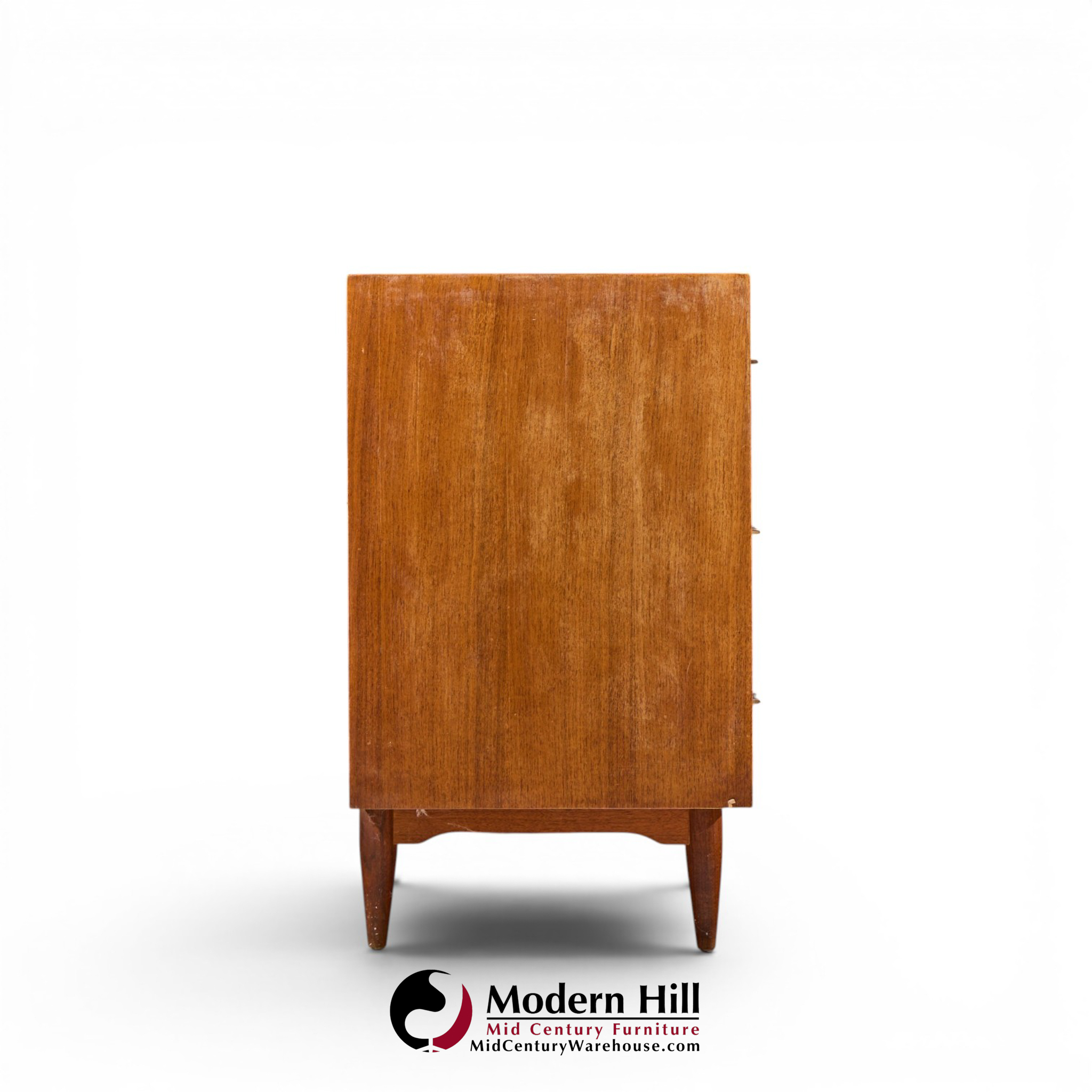 ramseur harlequin mid century walnut credenza and hutch