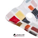 renato foti 2006 large fused glass tray