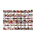 renato foti large fused art glass tray