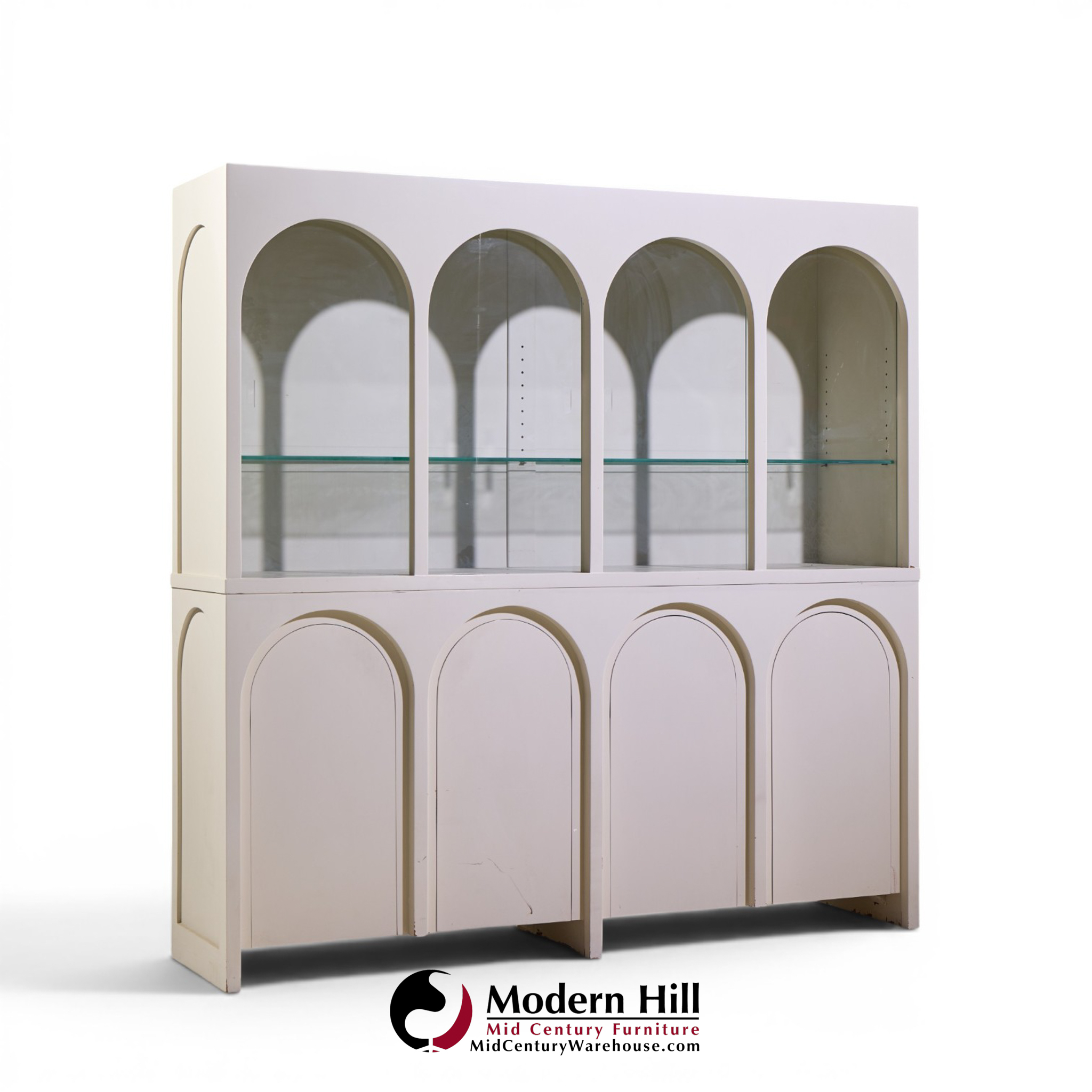 robsjohn-gibbings for widdicomb colosseum mid century credenza and hutch