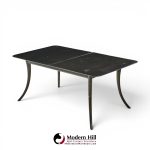 robsjohn gibbings for widdicomb mid century ebonized expanding saber leg dining table with 2 leaves