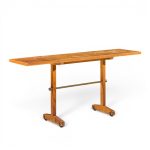 robsjohn gibbings for widdicomb mid century bleached mahogany dropside console table