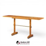 robsjohn gibbings for widdicomb mid century bleached mahogany dropside console table