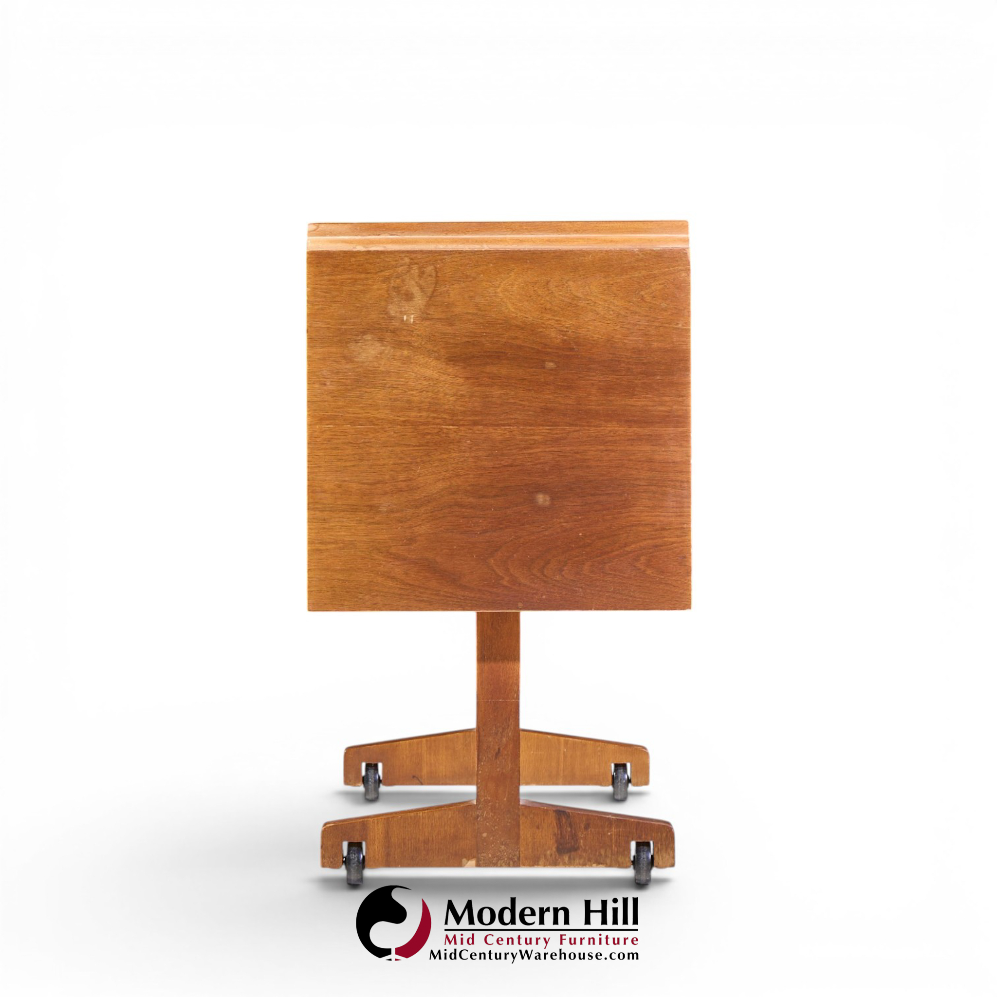 robsjohn gibbings for widdicomb mid century bleached mahogany dropside console table