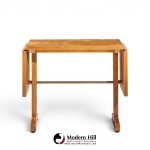 robsjohn gibbings for widdicomb mid century bleached mahogany dropside console table