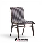 robsjohn gibbings for widdicomb mid century ebonized walnut dining chairs - set of 6