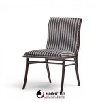 robsjohn gibbings for widdicomb mid century ebonized walnut dining chairs - set of 6