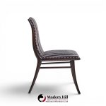 robsjohn gibbings for widdicomb mid century ebonized walnut dining chairs - set of 6
