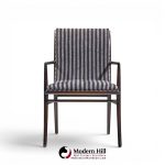 robsjohn gibbings for widdicomb mid century ebonized walnut dining chairs - set of 6