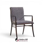 robsjohn gibbings for widdicomb mid century ebonized walnut dining chairs - set of 6