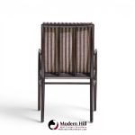 robsjohn gibbings for widdicomb mid century ebonized walnut dining chairs - set of 6