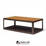 roger sprunger for dunbar mid century mahogany coffee table
