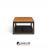 roger sprunger for dunbar mid century mahogany coffee table