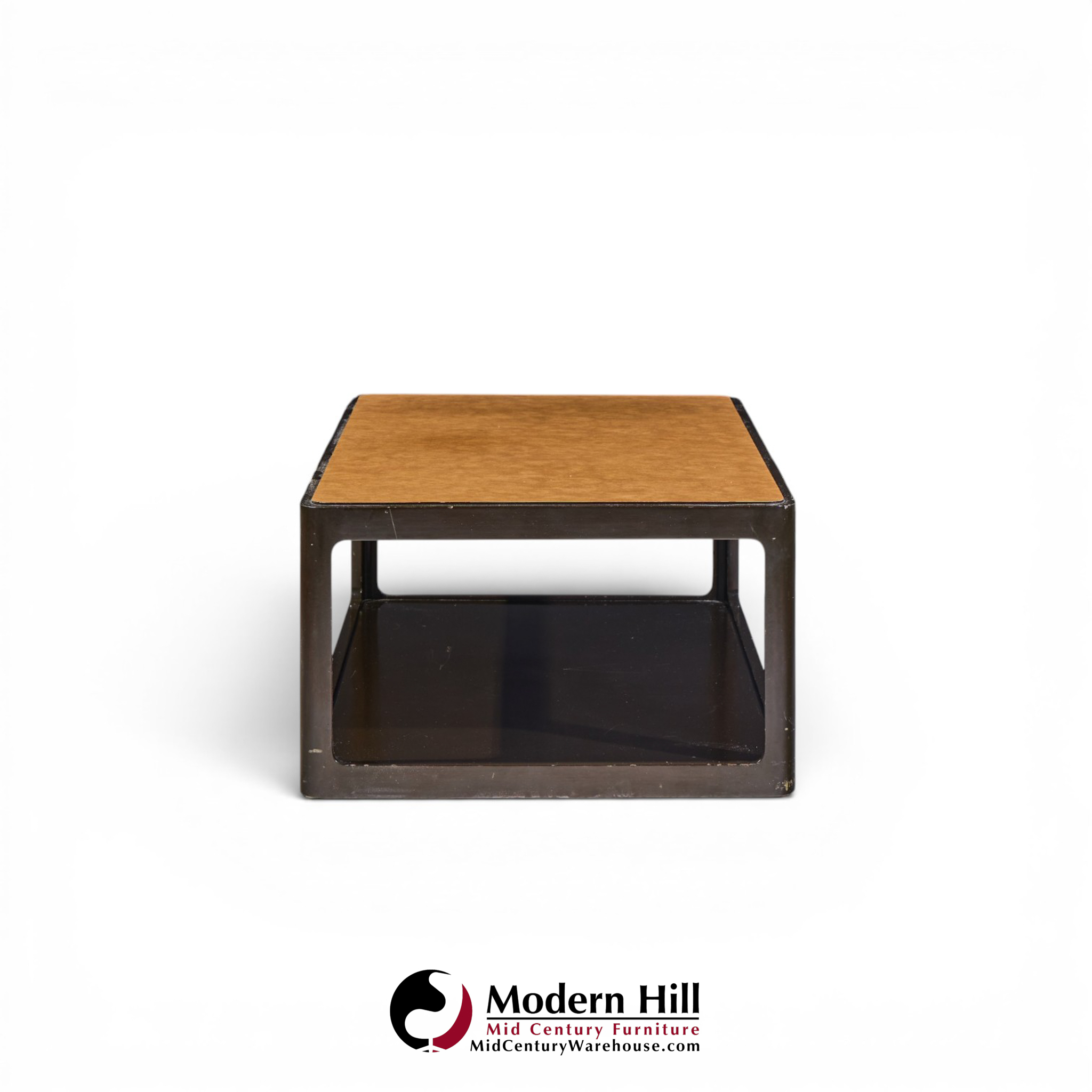 roger sprunger for dunbar mid century mahogany coffee table
