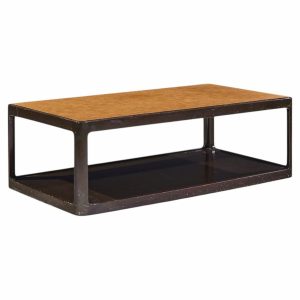 roger sprunger for dunbar mid century mahogany coffee table