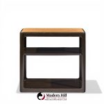 roger sprunger for dunbar mid century mahogany side table