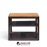 roger sprunger for dunbar mid century mahogany side table