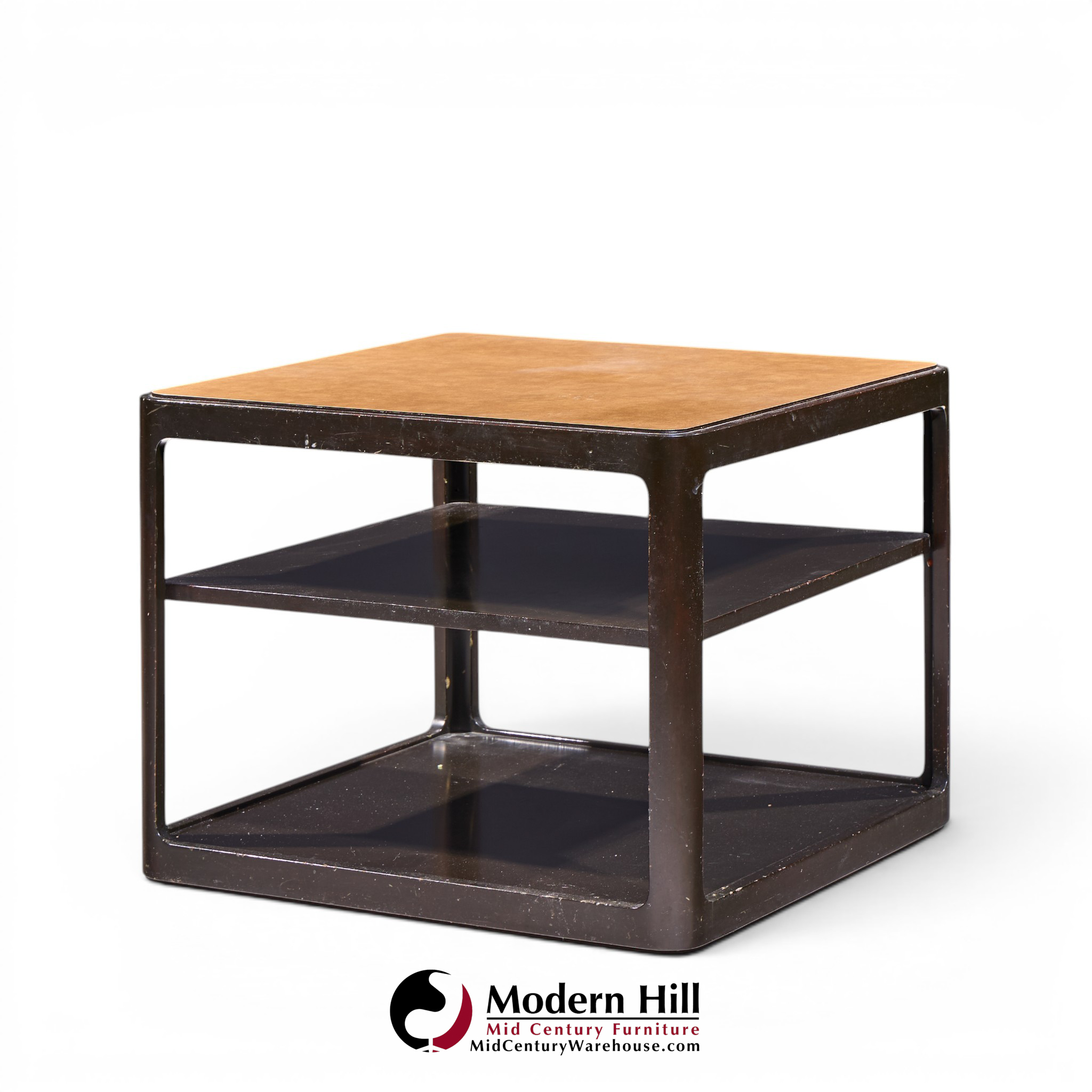 roger sprunger for dunbar mid century mahogany side table