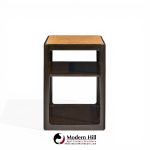 roger sprunger for dunbar mid century mahogany side table