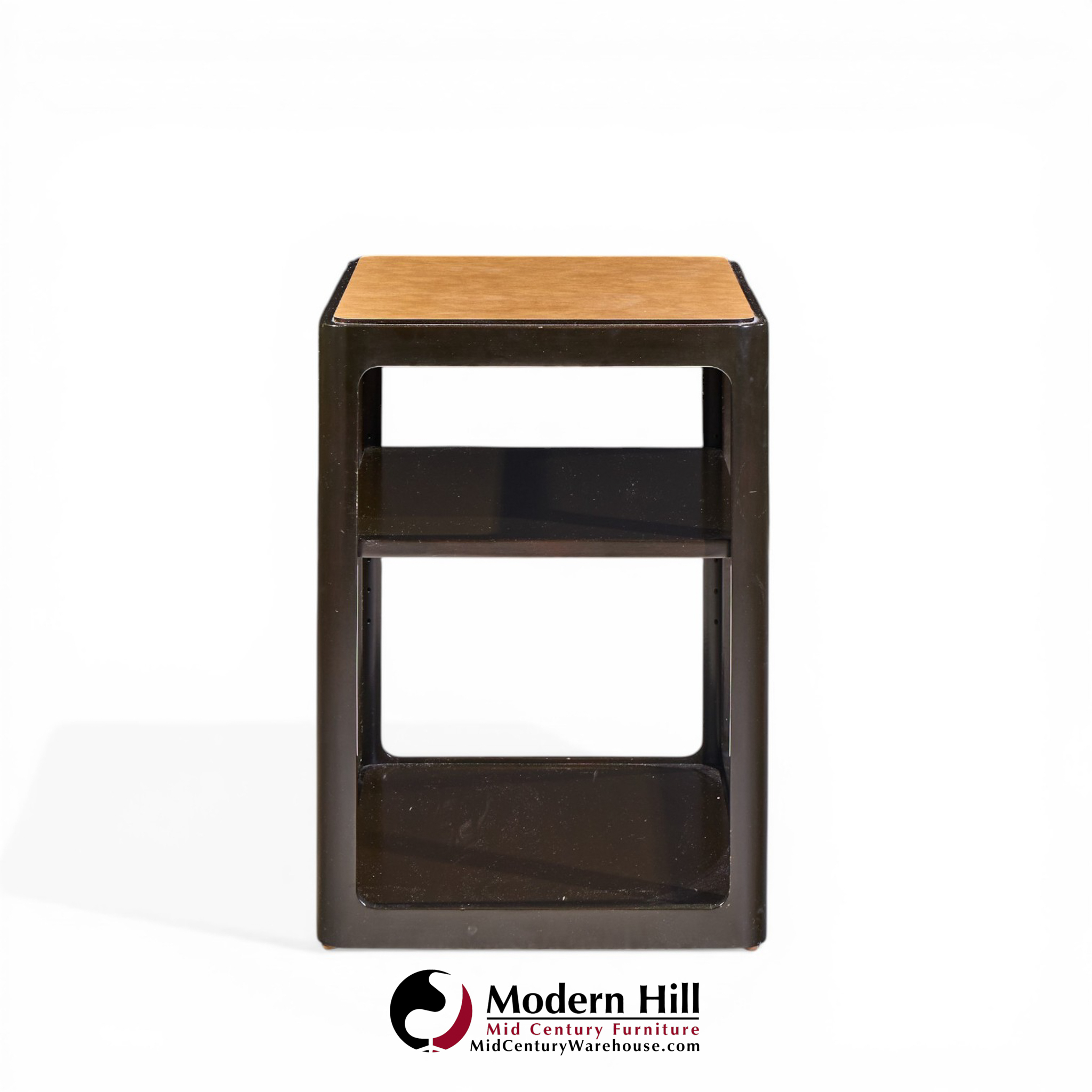 roger sprunger for dunbar mid century mahogany side table