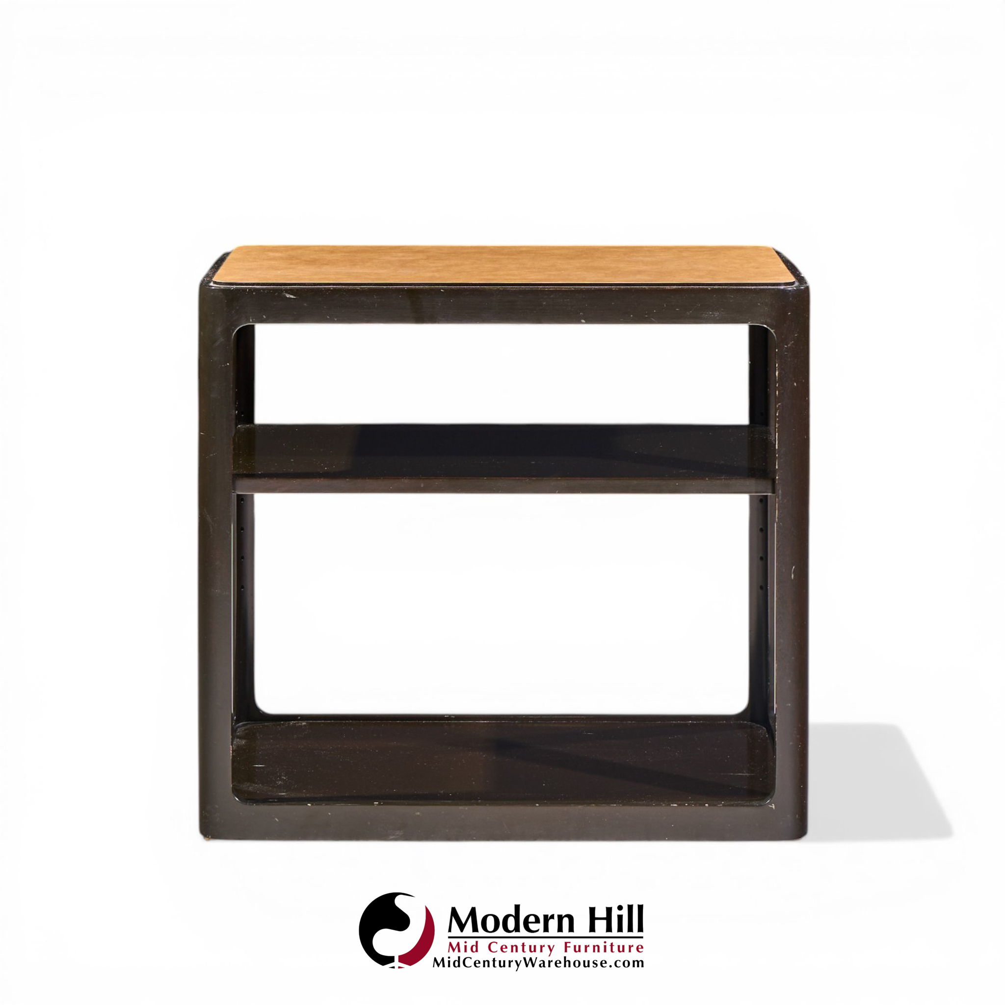roger sprunger for dunbar mid century mahogany side table