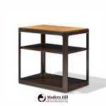 roger sprunger for dunbar mid century mahogany side table