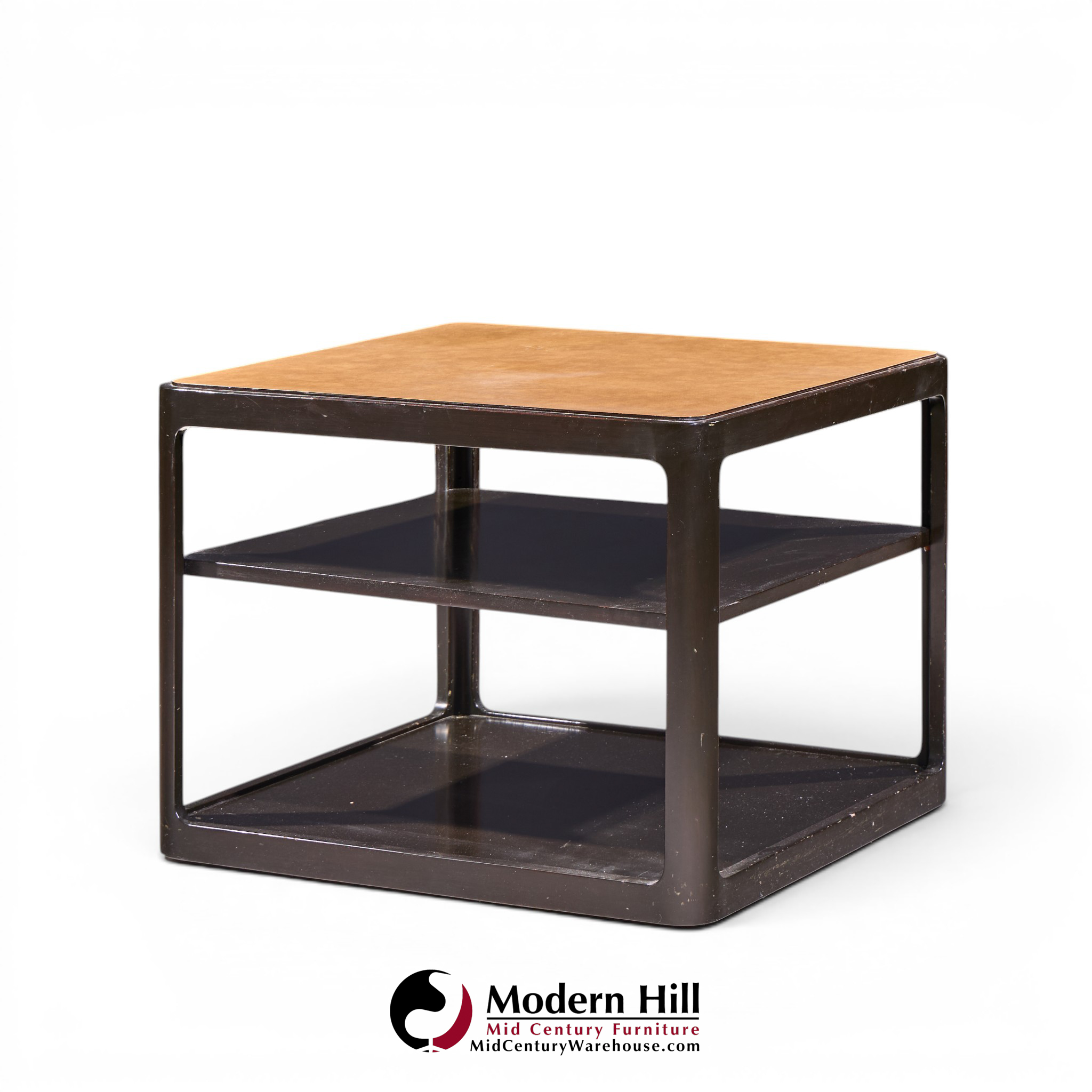 roger sprunger for dunbar mid century mahogany side table