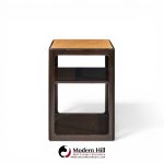roger sprunger for dunbar mid century mahogany side table