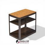 roger sprunger for dunbar mid century mahogany side table
