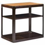 roger sprunger for dunbar mid century mahogany side table