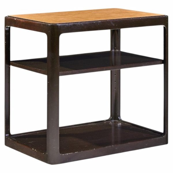 roger sprunger for dunbar mid century mahogany side table