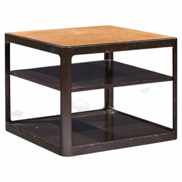 roger sprunger for dunbar mid century mahogany side table