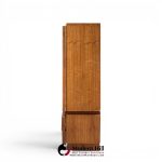tobago brutalist mid century walnut armoire dresser