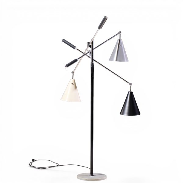 angelo lelli for arredoluce triennial italian floor lamp