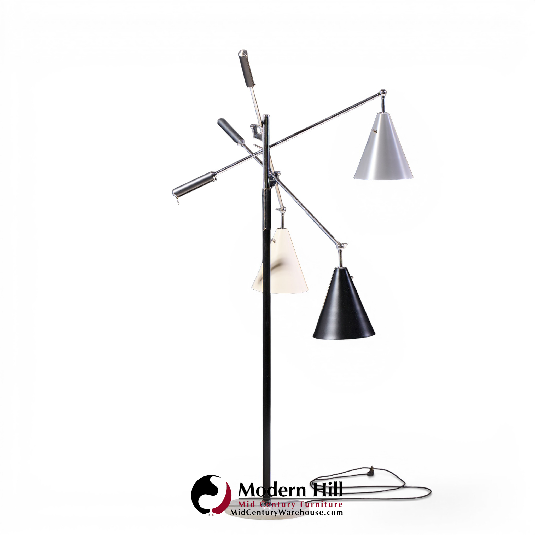 angelo lelli for arredoluce triennial italian floor lamp