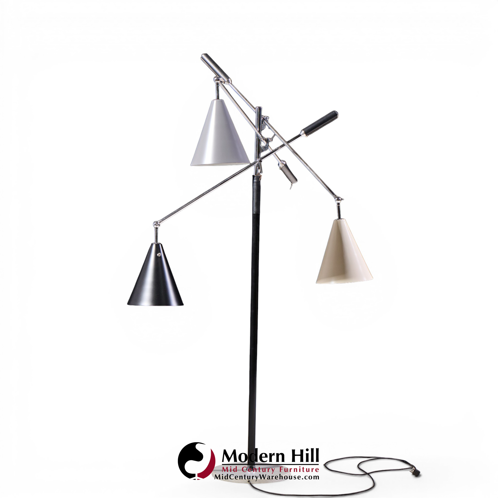 angelo lelli for arredoluce triennial italian floor lamp