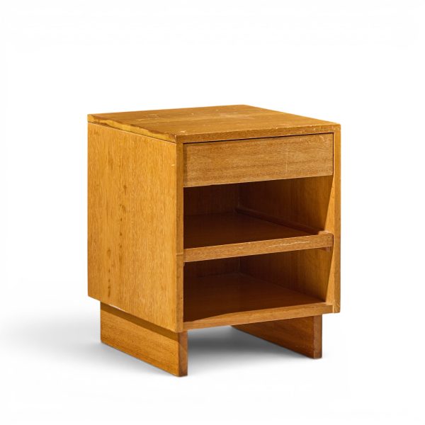 van keppel-green for brown saltman mid century bleached mahogany nightstand
