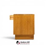 van keppel-green for brown saltman mid century bleached mahogany nightstand