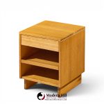 van keppel-green for brown saltman mid century bleached mahogany nightstand